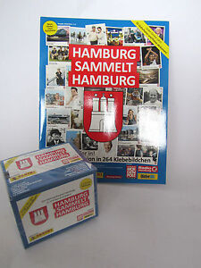 50 Tüten Panini Team Hamburg Sticker 1 x Display Sammelalbum