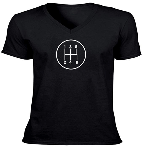 5 Speed Stick Unisex Tee Manual Transmission Shift Pattern T-Shirt Gift Shirts - Picture 3 of 19