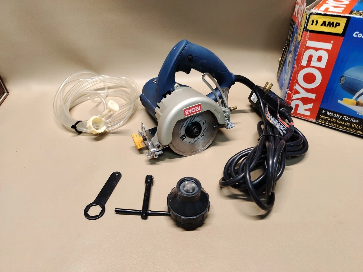 Ryobi TC400 Hand Held Masonry Wet Dry Tile Saw 4