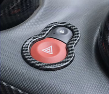 Akzentring Carbon Optik für Warnblinker Zentralverriegelung Smart 453 ForTwo