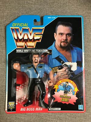 Hasbro WWF World Wrestling Federation Big boss man Action Figures