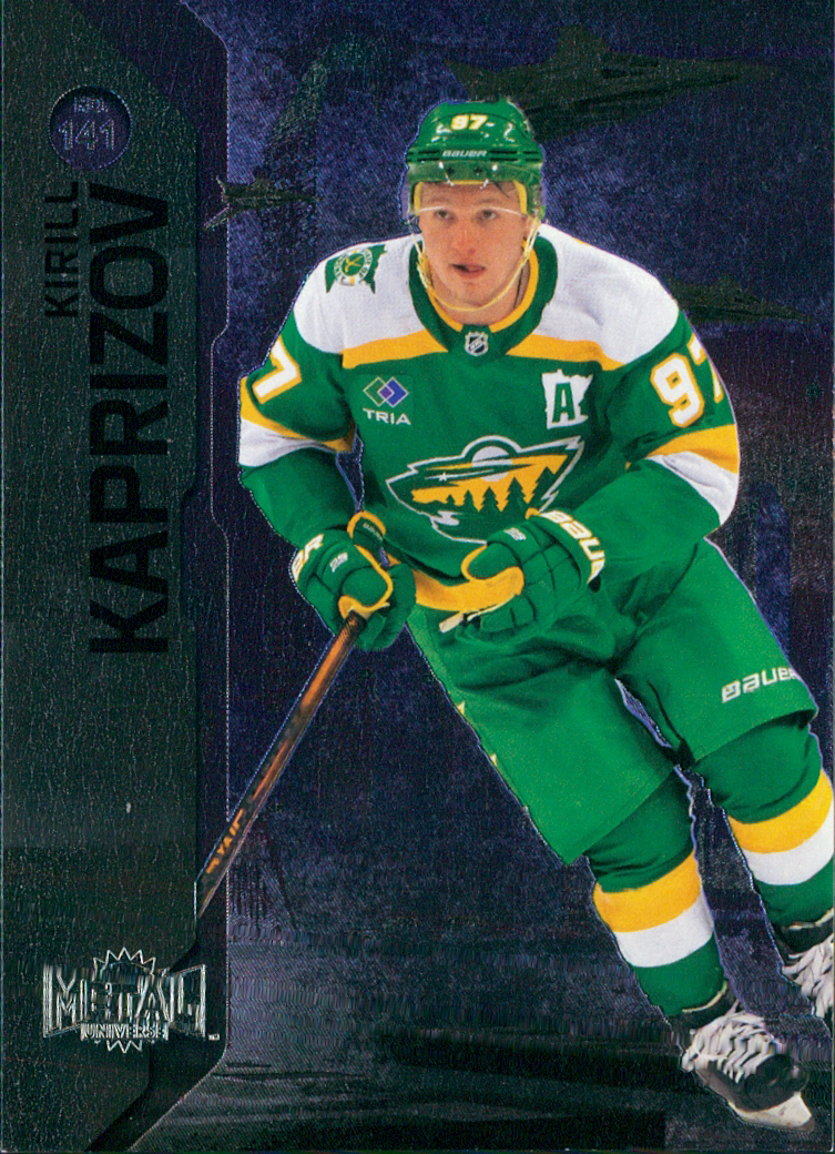 2021-22 Skybox Metal Universe Kirill Kaprizov #27 Hockey Card