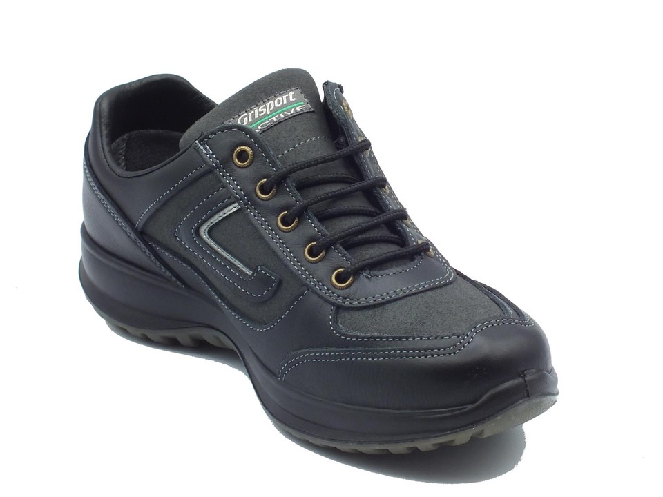Bottines Homme Grisport Defender – Cuir Lisse, Gritex, élastiques, Coloris Testa Di Moro, Neuves