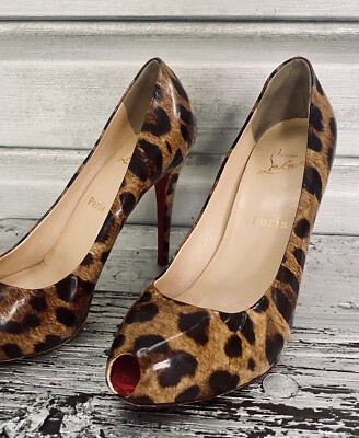 Christian Louboutin ヒョウ柄 ハイヒール 36 Christian Louboutin Leopard Pointed Toe Pumps 6.0 US / 36 EU Pre