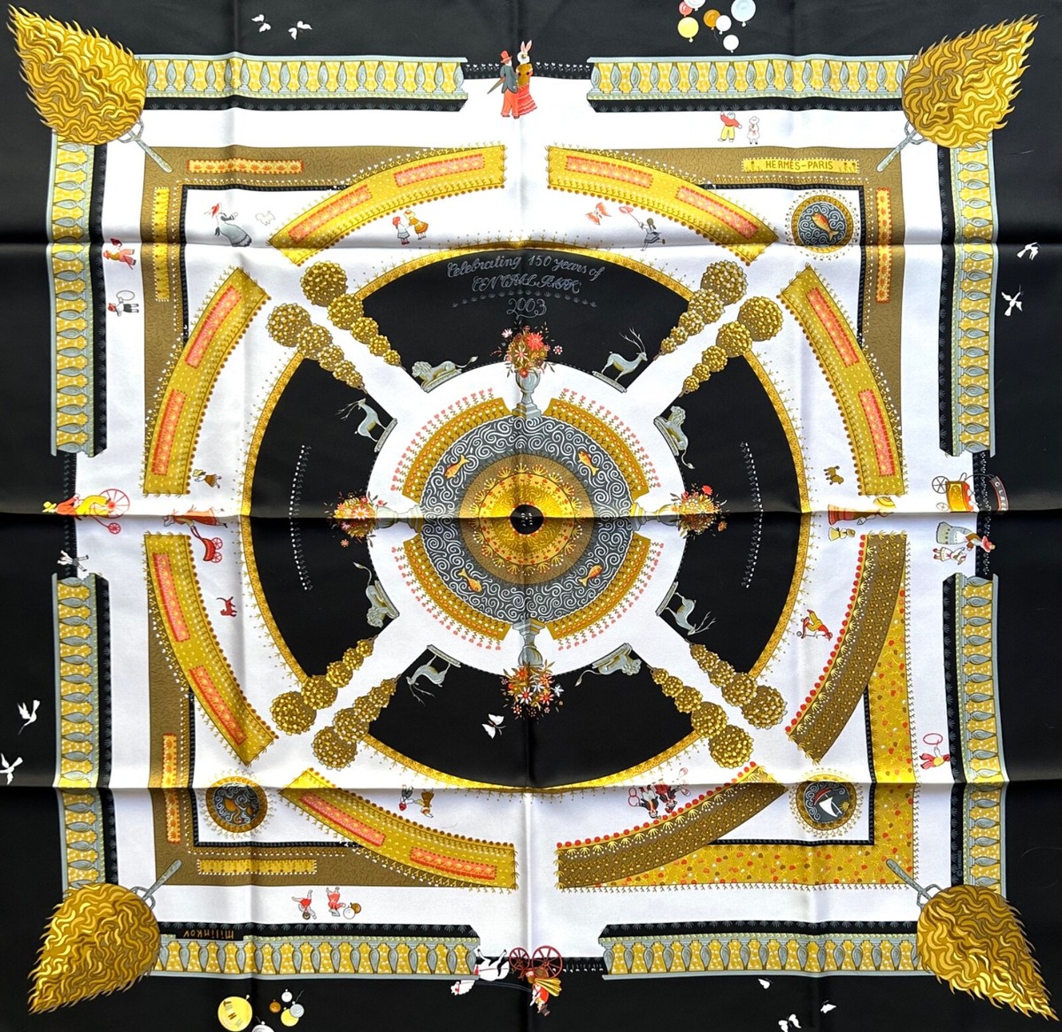 エルメス ガーデン・パルファン Hermes Jardin Enchante Central Park Limited Edition Scarf - 36