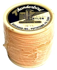 Gudebrod Thunderbird Braided Nylon Squidding Line Flesh 36lb Test 150-Yard Spool