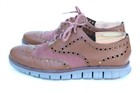Cole Haan Zero Grand Brown Perforated Leather Wingtip Casual Dress Shoe SZ 8.5M — photo 1