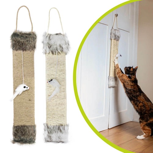 door hanging cat scratching post