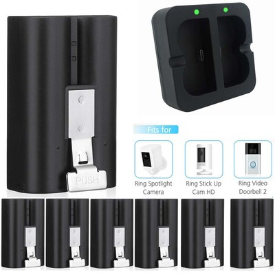 Wiederaufladbarer Akku für Ring Video Doorbell 2 3 3+ 4 Spotlight Kamera Lot