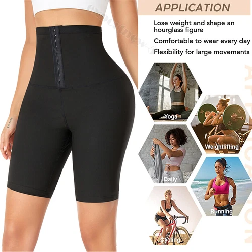 Sauna Leggings für Damen Jogginghose High Waist Kompressionsshorts Abnehmen Hot - Bild 14 von 43