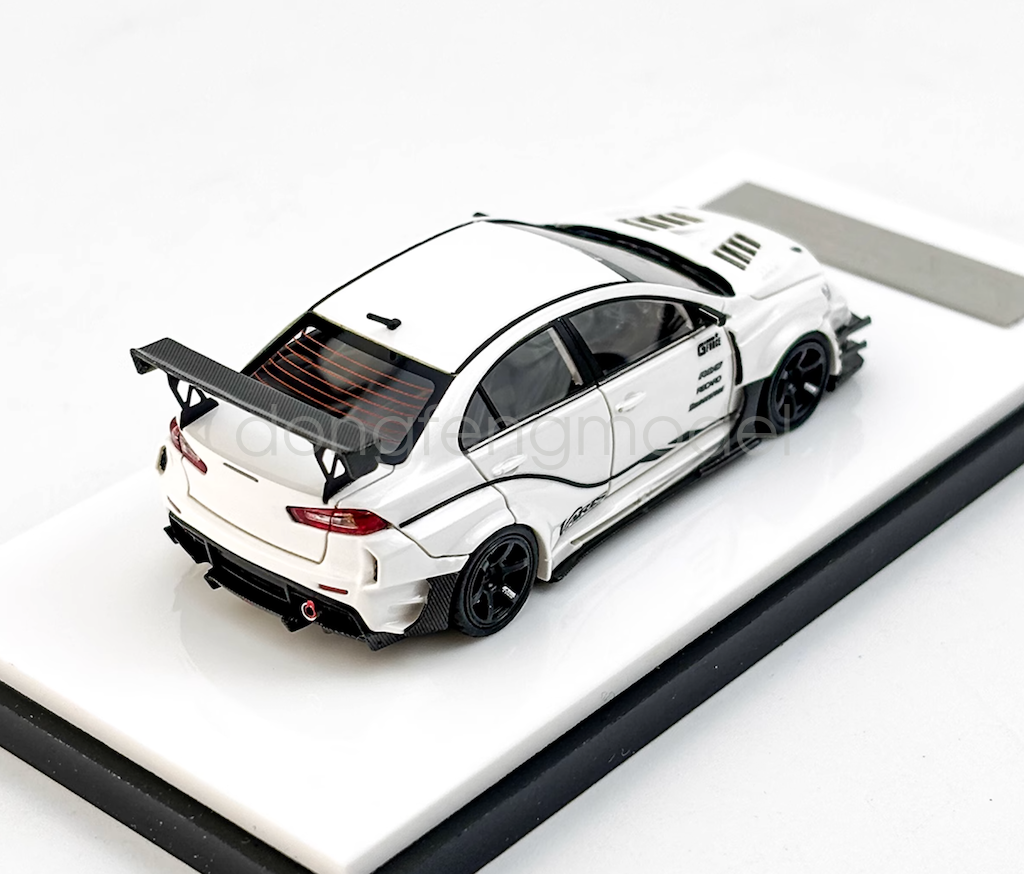 404Error 1:64 White Lancer EVO X Varis Sports Diecast Resin Car