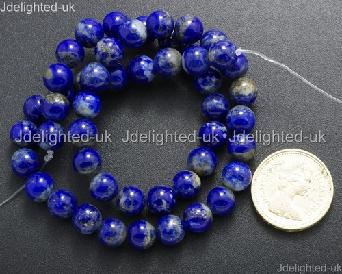 Natürliche Lapislazuli Edelstein Runde Perlen 2 mm 3 mm 4 mm 6 mm 8 mm 10 mm 12 mm 15,5 Zoll - Bild 18 von 31