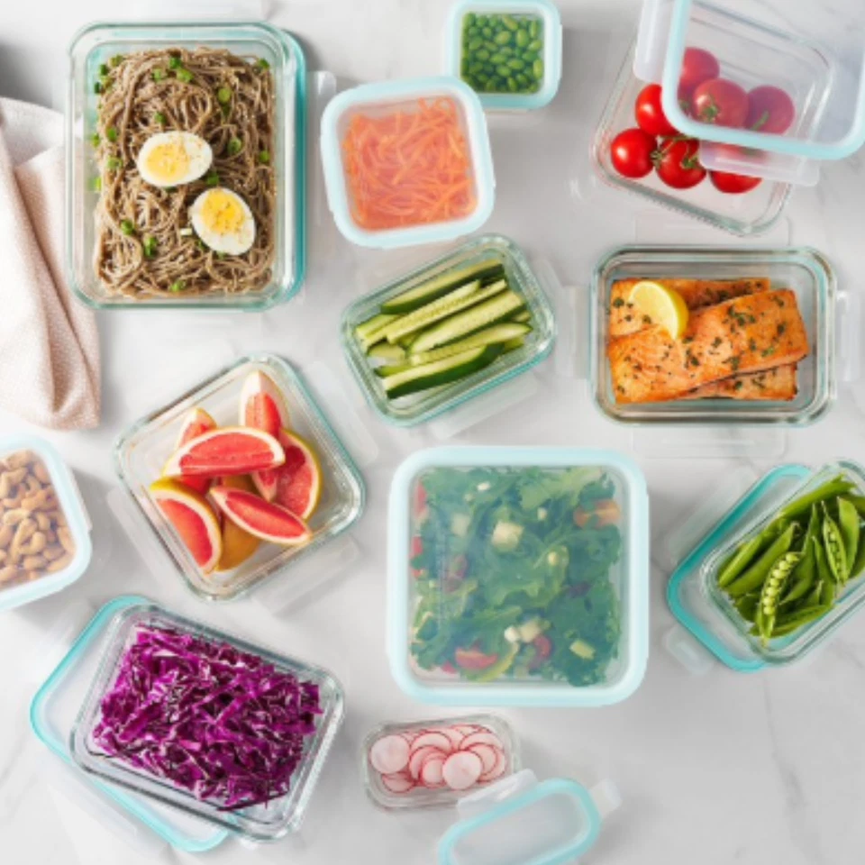 Member's Mark 24-Piece Glass Food Storage Set By Glasslock - Image 3 of 4