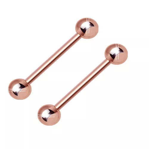 Rose gold deals tongue bar