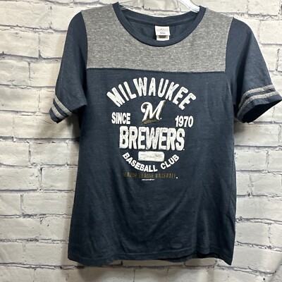 Milwaukee Brewers Women's Short Sleeve Shirt Size Large MLB