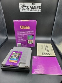 Ultima Exodus w/ Poster Nintendo NES Complete Box CIB (Battery Works)