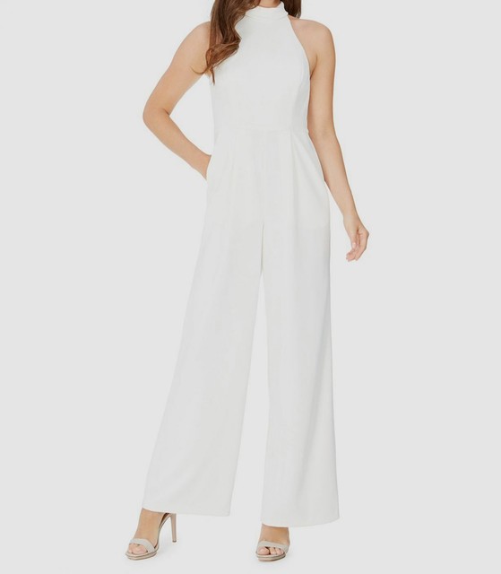 white jumpsuit calvin klein