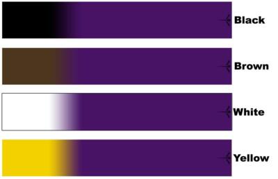 White Water Archery Laminated Purple Spray Paint Fade Arrow Wraps - 15 Piece Pack, Choose Your Size