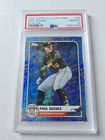 Paul Skenes 2025 Topps All-Star Game Blue Foil 129/150 PSA 10 Pirates
