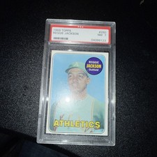 1969 Topps Set-Break #260 Reggie Jackson PSA 7 NM