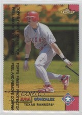 1999 Topps Finest Gold Refractor 53/100 Juan Gonzalez #75 11pj