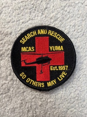 Yuma Search and Rescue Patch Embroidered Badge Hook and Loop