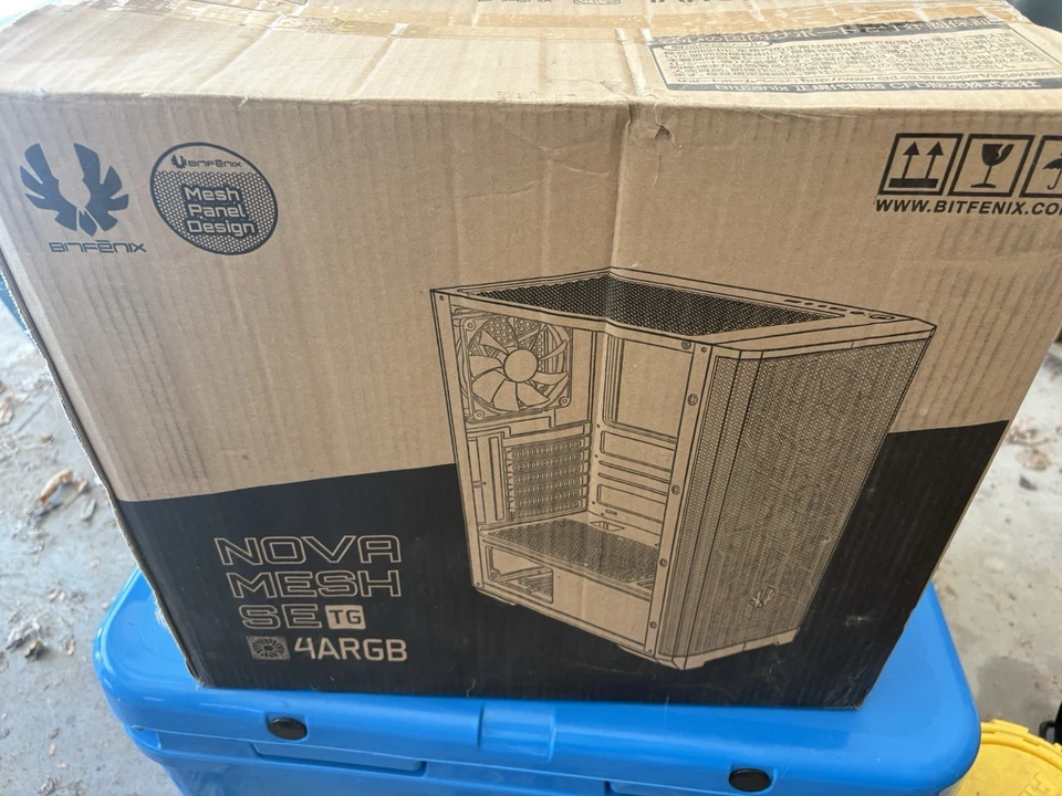 Bit Fenix Nova Mesh SE TG 4ARGB Black ATX Mid Tower PC Case - Image 4 of 4