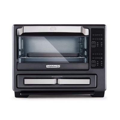 CALPHALON PERFORMANCE 12-IN-1 AIR FRY TOASTER OVEN DUAL ZONE PIZZA COMBO - DARK