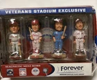 2003 Phillies Veterans Stadium Exclusive Forever Collectibles Mini Bob Set