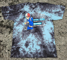 My Hero Academia Shirt Mens Medium Blue Tie Dye Shoto Todoroki Anime Funimation