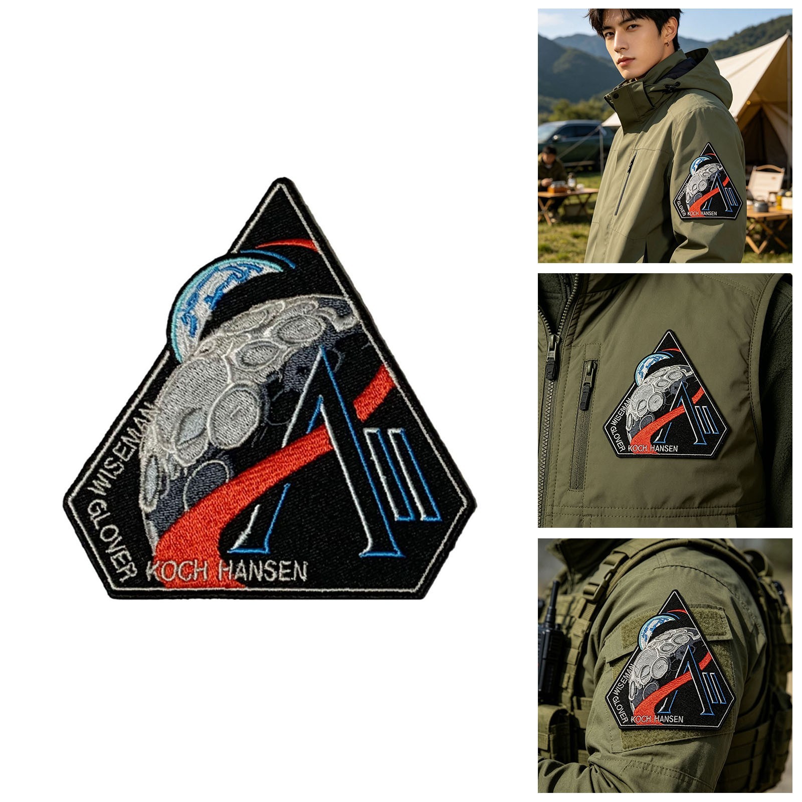 3 Inch NASA Artemis 2 II Moon Mission Iron / Sew On Patch Badge 2026 – SDGs