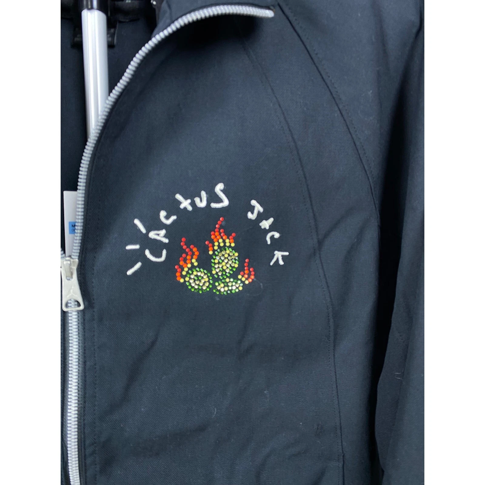 NWT Jordan x Travis Scott Cactus Jack Woven Flight Jacket M - product detail image 4
