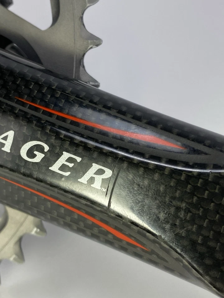 Кривошипная система Bontrager Race Lite X из углеродного волокна двойная дорожная 175 мм гига-труба 53/39 - Изображение 4 из 4