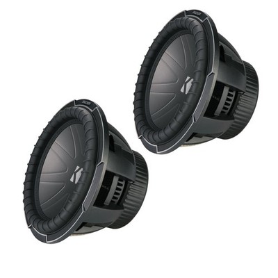 Kicker Q-Class Bundle - Two 42CWQ122 12'' Dual 2-Ohm CompQ Subwoofers