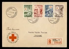 DR WHO 1949 FINLAND FDC RED CROSS SEMI POST  M82657