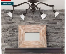 Canarm IT217A040RB10 Bronze Addison 4-Light 27"W Ceiling Or Wall Mount