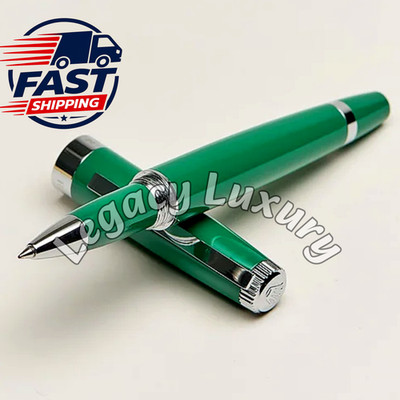 Rolex AD VIP Gift Emerald Green Rollerball Pen New Boxed Refillable