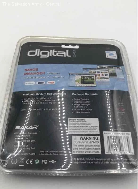 Sakar 3 in 1 Point Silver 0.3 MP Point & Shoot Digital Camera In Package - Image 2 of 4