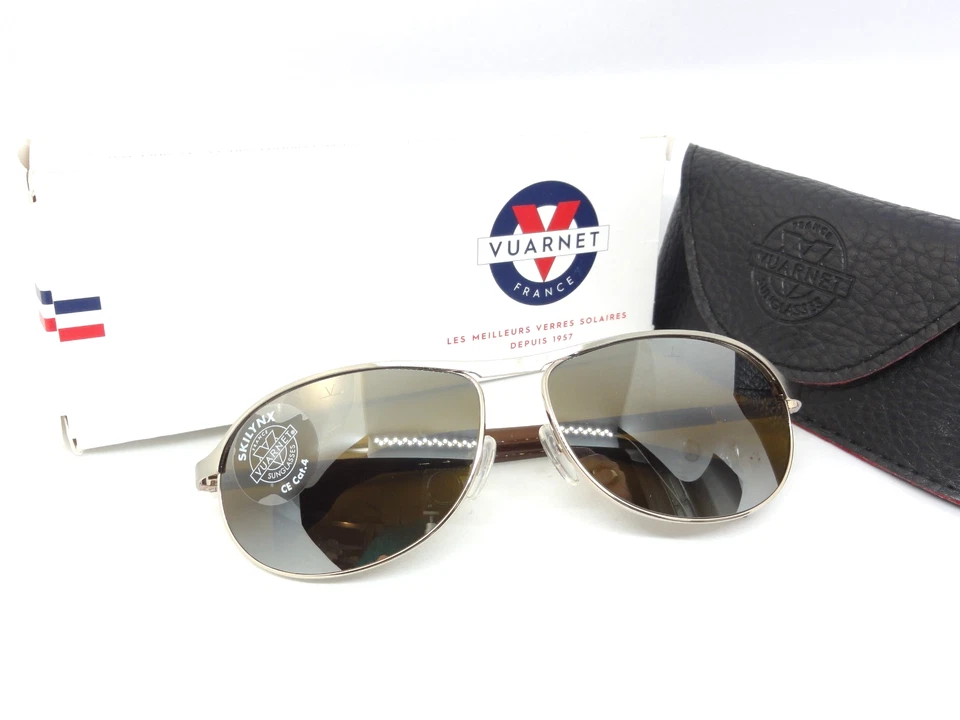 ÓCULOS DE SOL VUARNET VL 1270 M00B 7184 LENTES MINERAIS SKILYNX FRANÇA - Imagem 4 de 4
