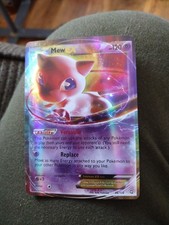 Mint, Just Opened, Mew EX 46/124 Dragons Exalted Holo Pokemon Card.