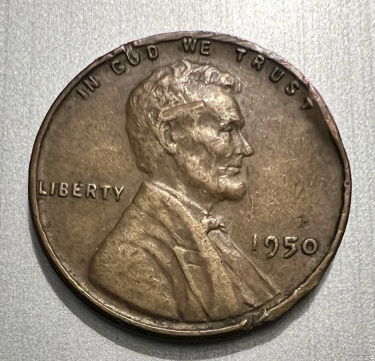 林肯小麦硬币1950 美国硬币错币| eBay