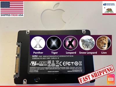 2TB SSD 2.5'' Pre Loaded/Installed OSX Snow Leopard/Lion/Capitan/High Sierra BOOT