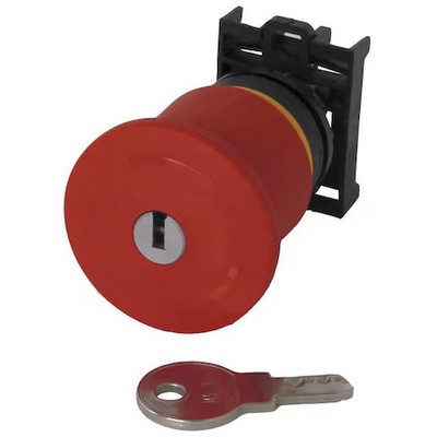 Eaton M22-Pvs45p Keyed E-Stop Pushbutton Operator