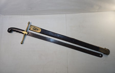Rare WWI Model 1845 Sawback Sword for Infantry Carpenters w/Scabbard