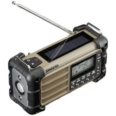 Sangean MMR-99 FM Desert Outdoorradio UKW Notfallradio, Bluetooth® Solarpanel,