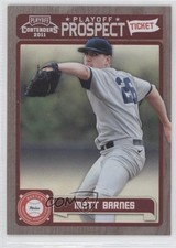 2011 Playoff Contenders Prospect Tickets 90/99 Matt Barnes #RT4 0s3