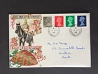 T GB 1968 5d + 7d + 8d + 10d DEFS ON FIRST DAY COVER TO HANTS