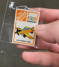 Home Depot Crop Duster Airplane Kids Pin Only September 2025