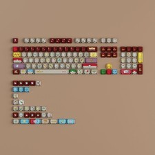 pokemon  Anime PBT Keycaps 122 Keys Set For Mechanical Keyboard