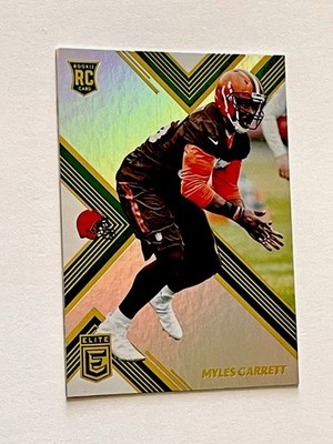 2017 Donruss Elite - Rookies Myles Garrett #131 Green (RC) for